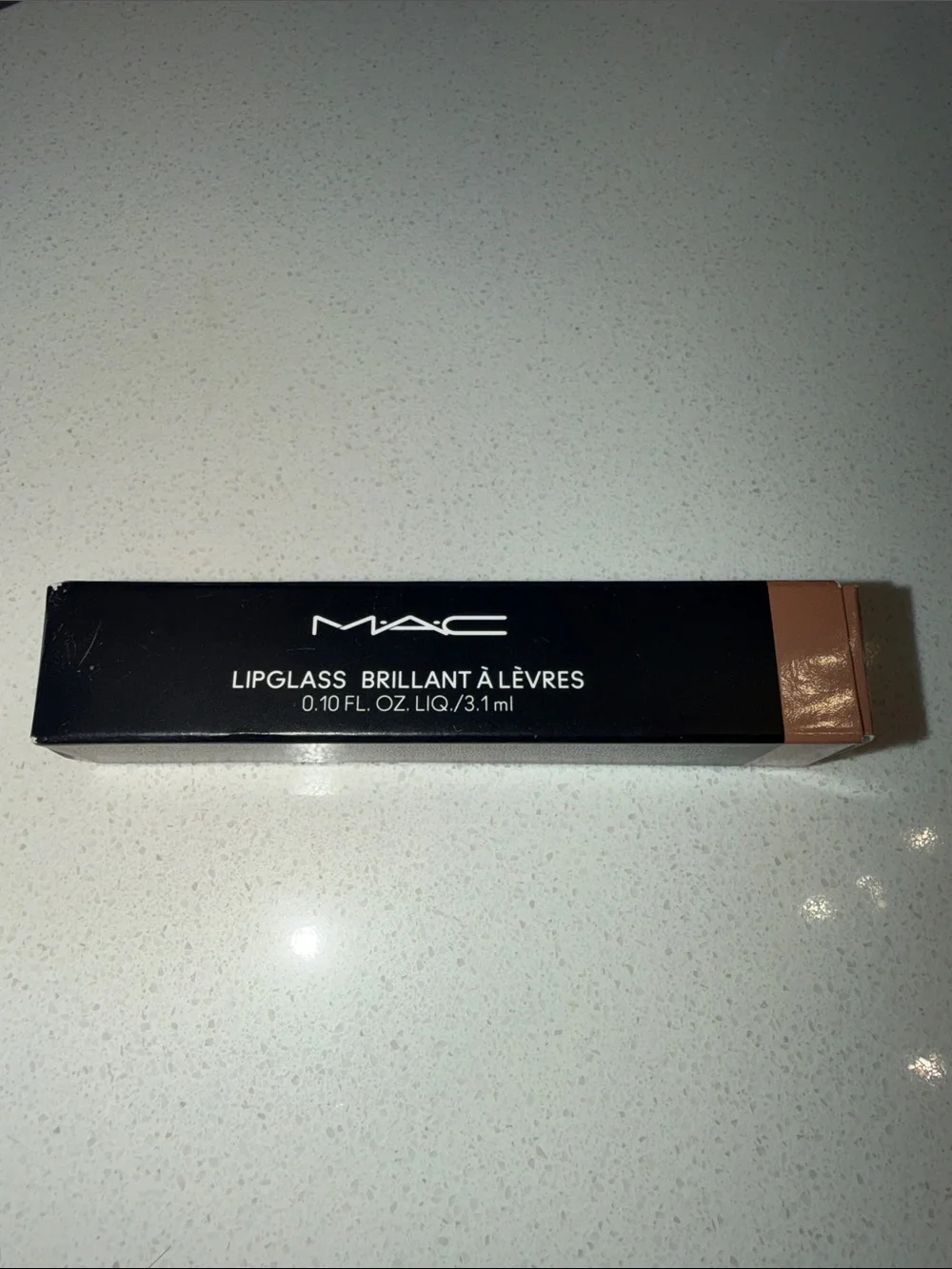 MAC Lipglass Lip Gloss Nude Beige
